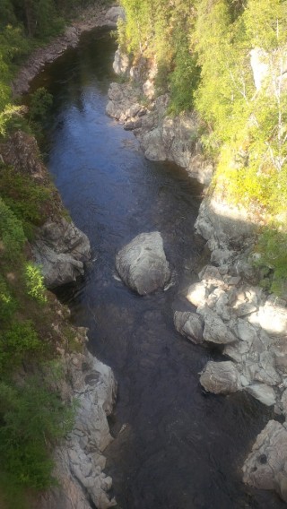 Crossing Willow Creek near PG