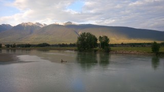 Crossing the Fraser at 6am