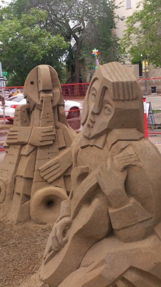 Sand Sculptures in Edmonton